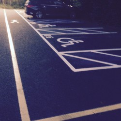 09 - Painted lines at NCP Car Park Woodside Station (2)